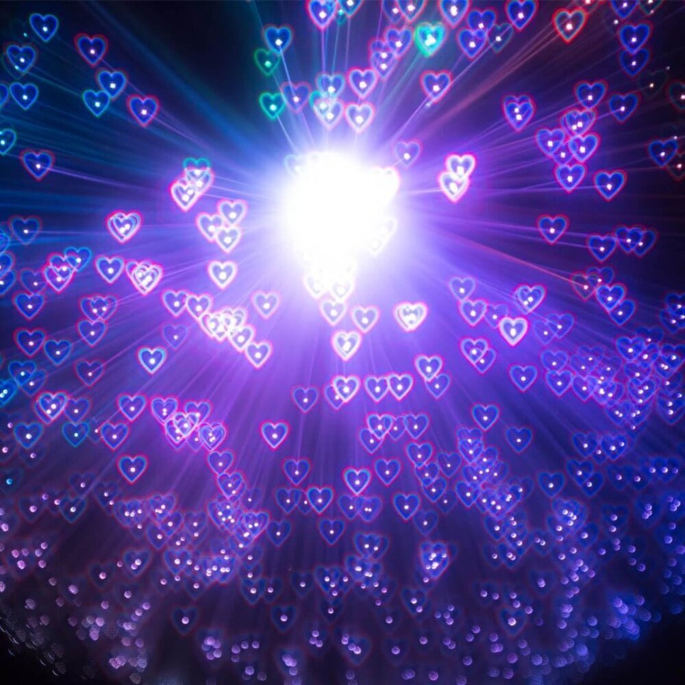 Diffraction Glasses Rainbow Heart Effect Rave Con… - image 3